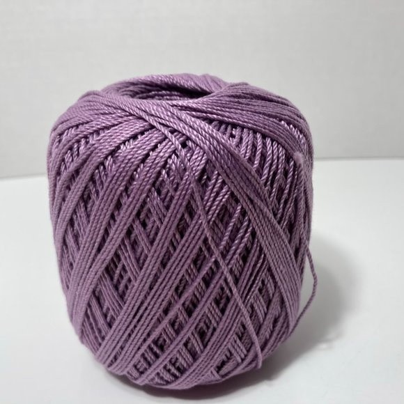 4 Plum Purple Aunt Lydia's Crochet Thread - Picture 4 of 10